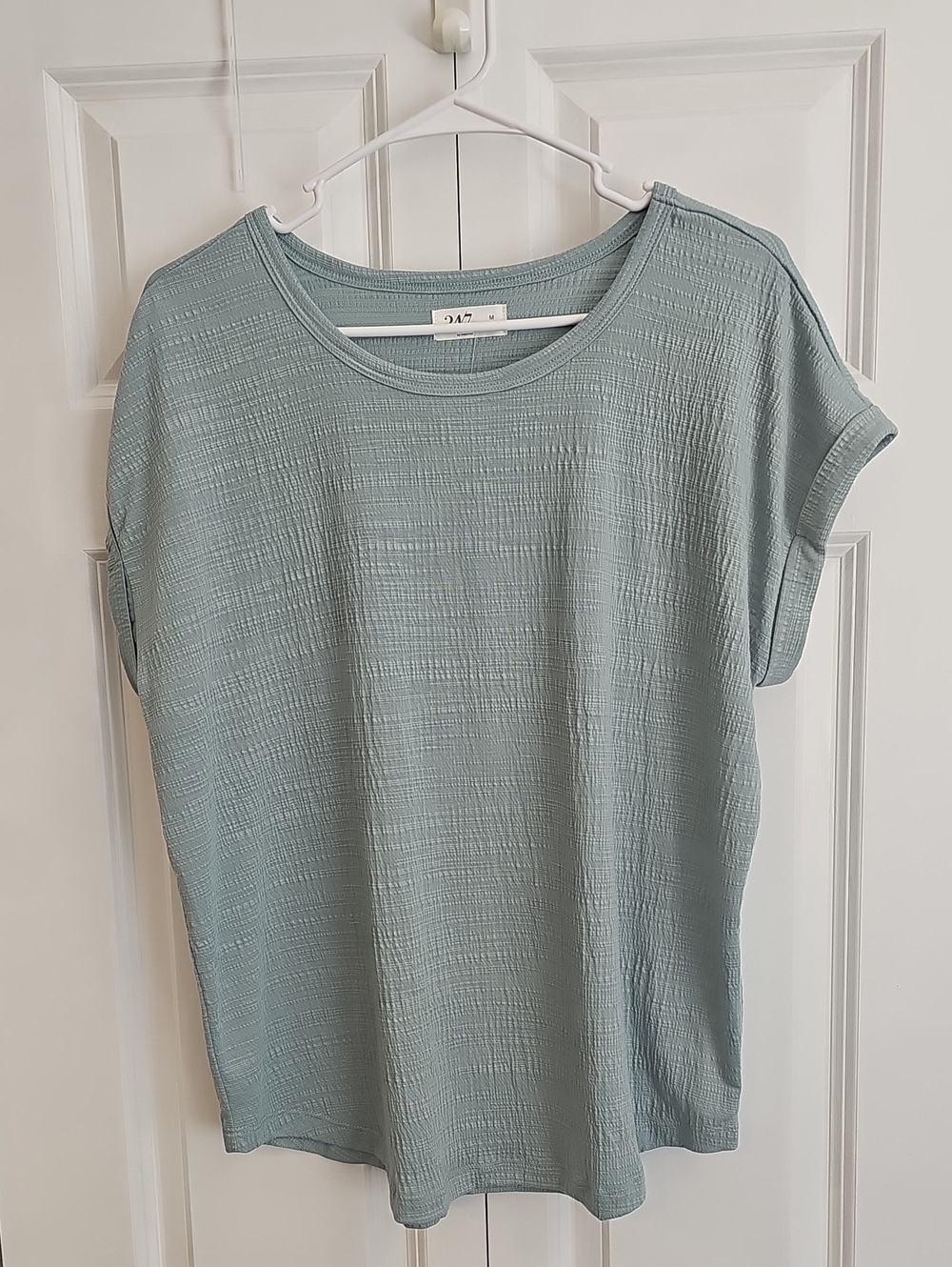 Maurices Textured Crewneck Tee in Sage